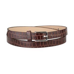 Women's Skinny Waist Belts Single Pin Buckle Cute Animal Printed Pants 7134